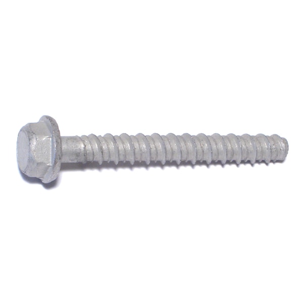 Tapcon Concrete Screw, 3/8" Dia., Hex, 3 in L, Steel Zinc Plated, 50 PK